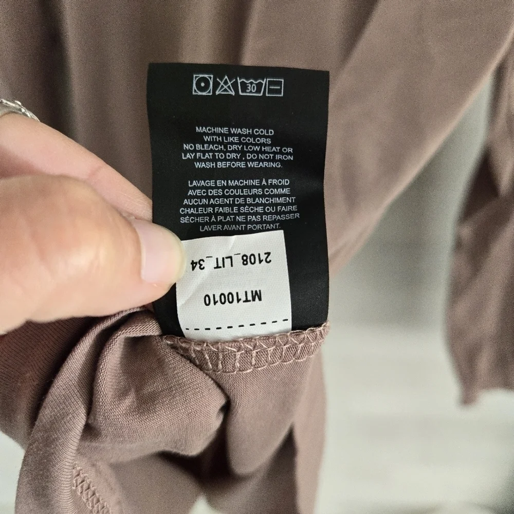 CUTS Mountain Mist Long-Sleeve Crew Neck Curve-Hem Athletic Shirt Size XL - Picture 4 of 8